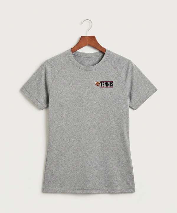 Stewartville High School Tennis (Coed) - Gray Tee - Left Chest