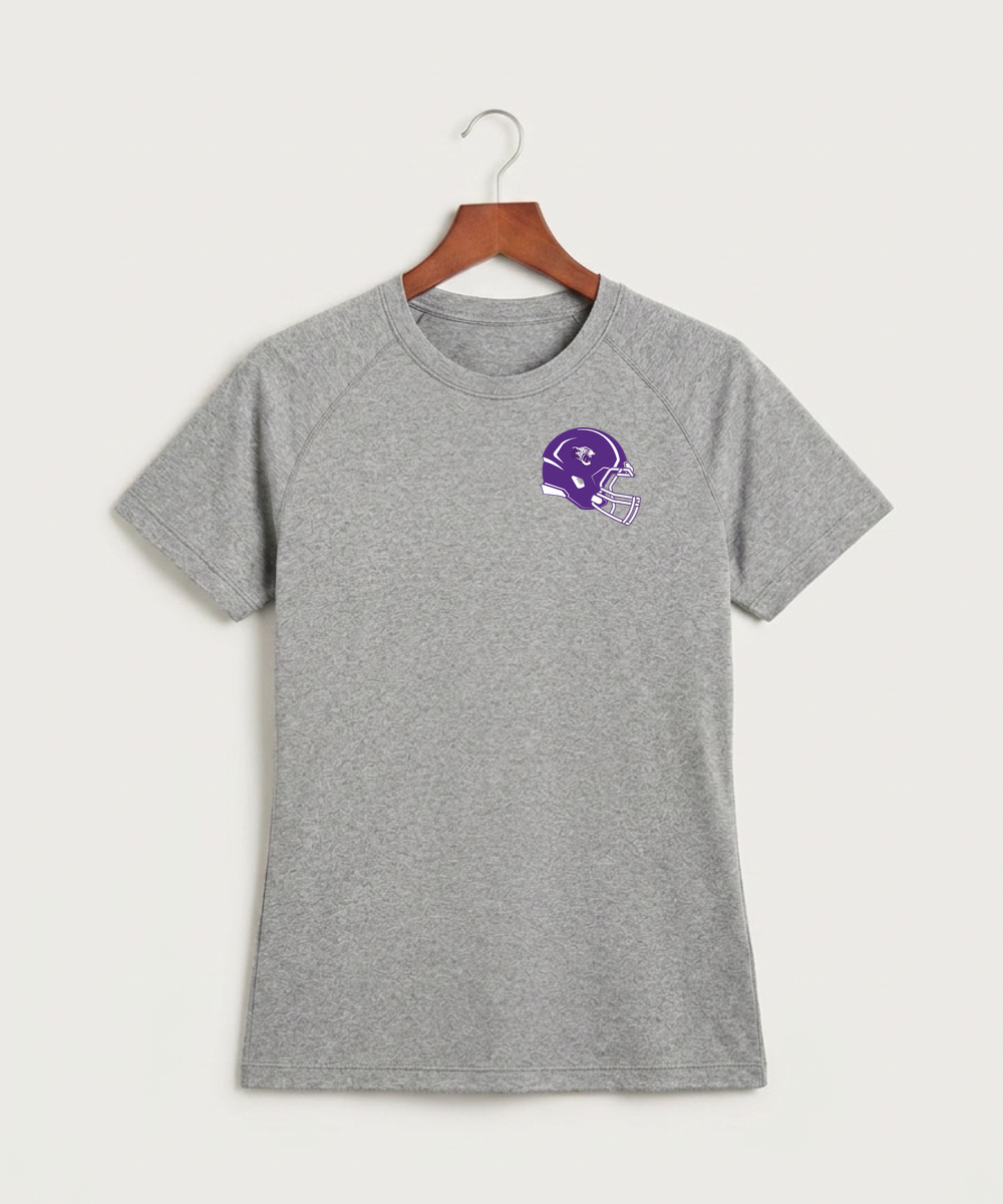 Granada-Huntley-East Chain/Truman Football (Boys) - Gray Tee - Left Chest