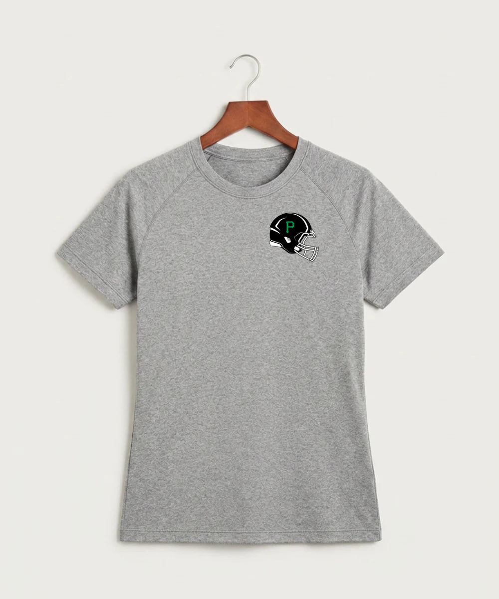 Pipestone Area High School Football (Boys) - Gray Tee - Left Chest