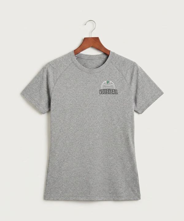 Pipestone Area High School Volleyball (Girls) - Gray Tee - Left Chest