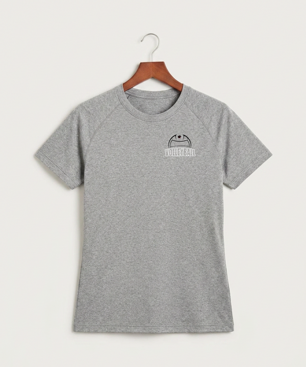 Tracy-Milroy-Balaton High School Volleyball (Girls) - Gray Tee - Left Chest