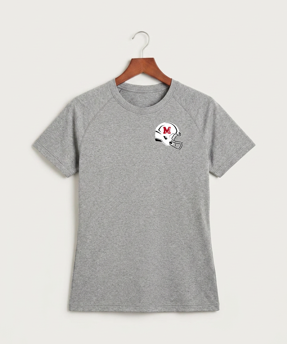 Mcgregor High School Football (Boys) - Gray Tee - Left Chest