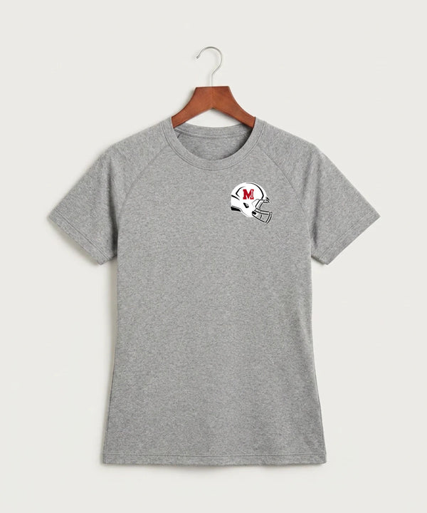 Mcgregor High School Football (Boys) - Gray Tee - Left Chest