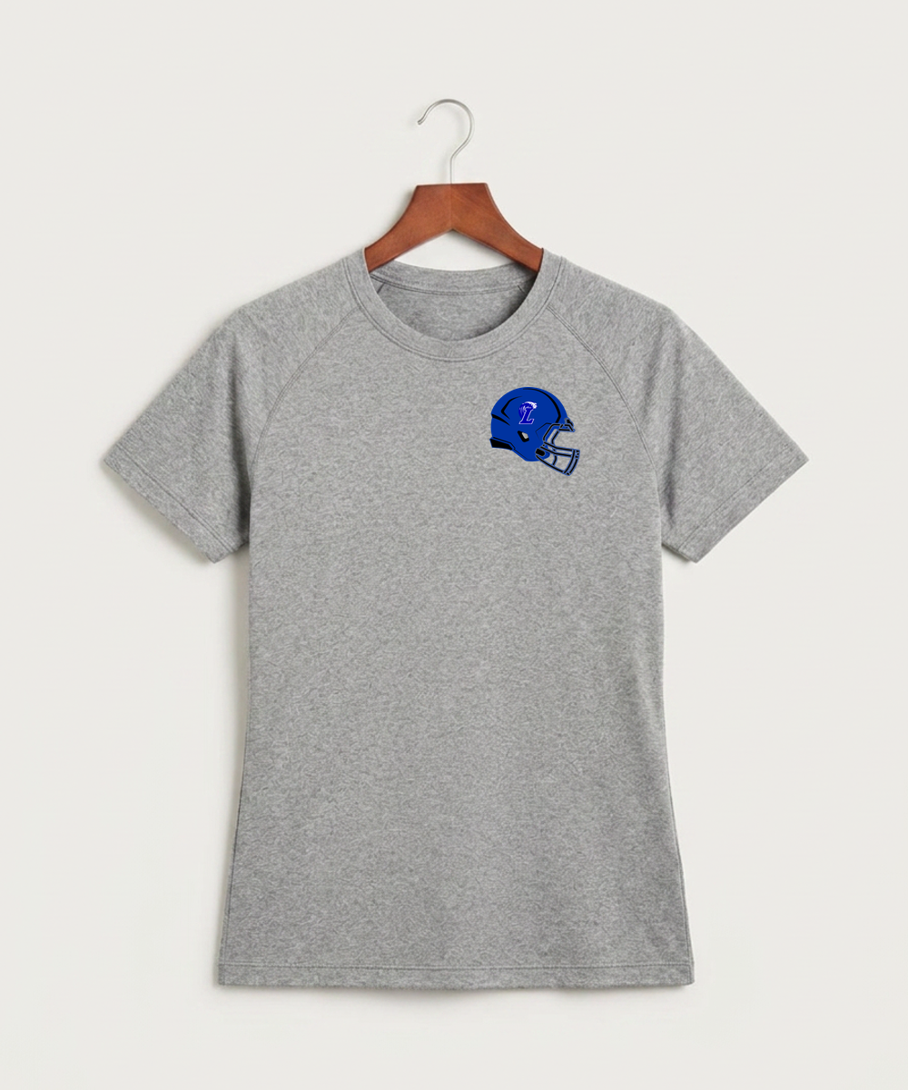 Lakeview High School Football (Boys) - Gray Tee - Left Chest