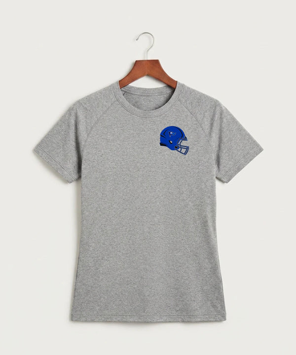 Red Lake County Central Football (Boys) - Gray Tee - Left Chest