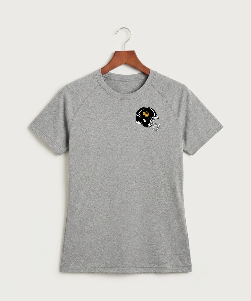 Le-Win Football - Gray Tee - Left Chest