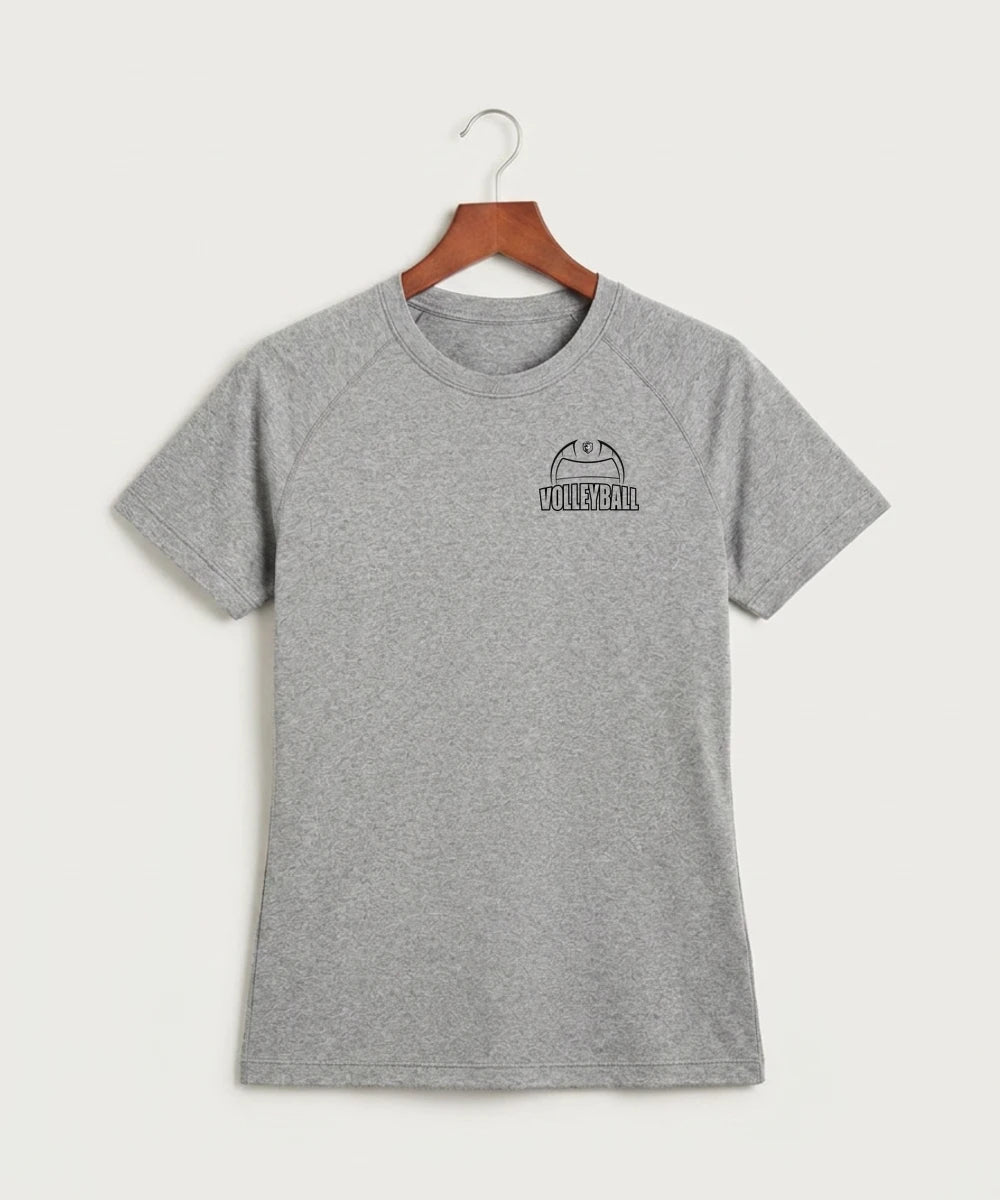 Kingsland High School Volleyball (Girls) - Gray Tee - Left Chest