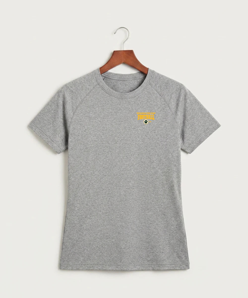 Ashwaubenon High School Football (Boys) - Gray Tee - Left Chest