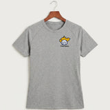 Polo HS Football general - Gray Tee - Left Chest