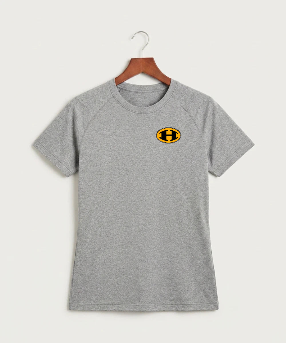 Hutchinson High School Football (Boys) - Gray Tee - Left Chest