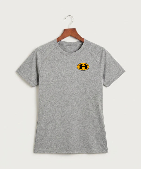 Hutchinson High School Football (Boys) - Gray Tee - Left Chest