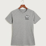 Polo HS Football general - Gray Tee - Left Chest