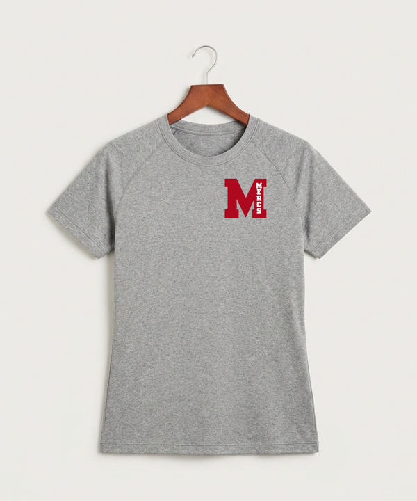 Mcgregor High School Volleyball (Girls) - Gray Tee - Left Chest