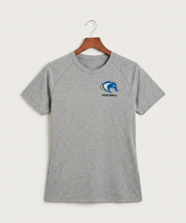Riverside High School Football general - Gray Tee - Left Chest