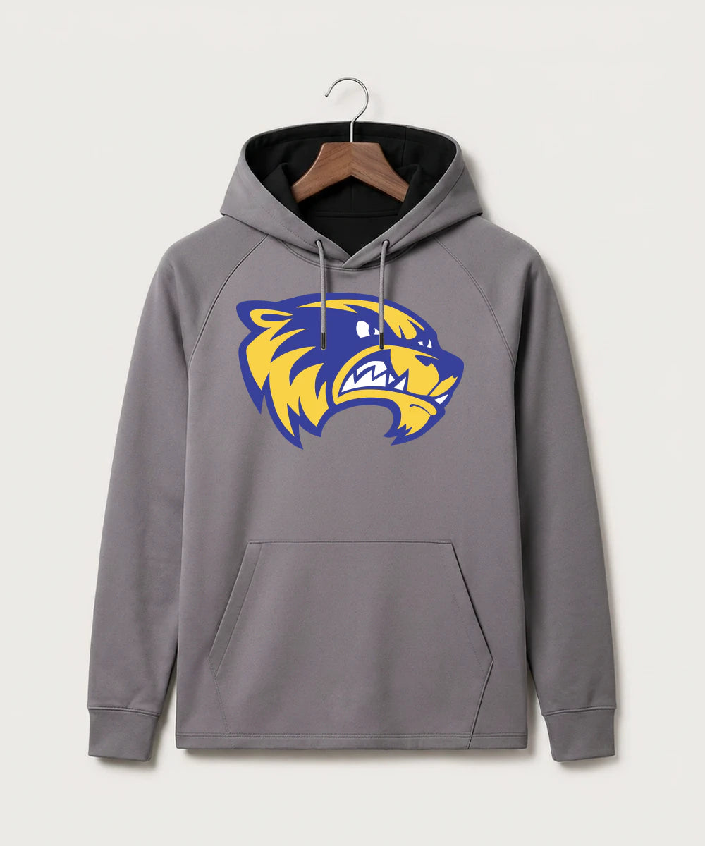Wadena Deer Creek High School Football (Boys) - Gray Hoodie - Full Front