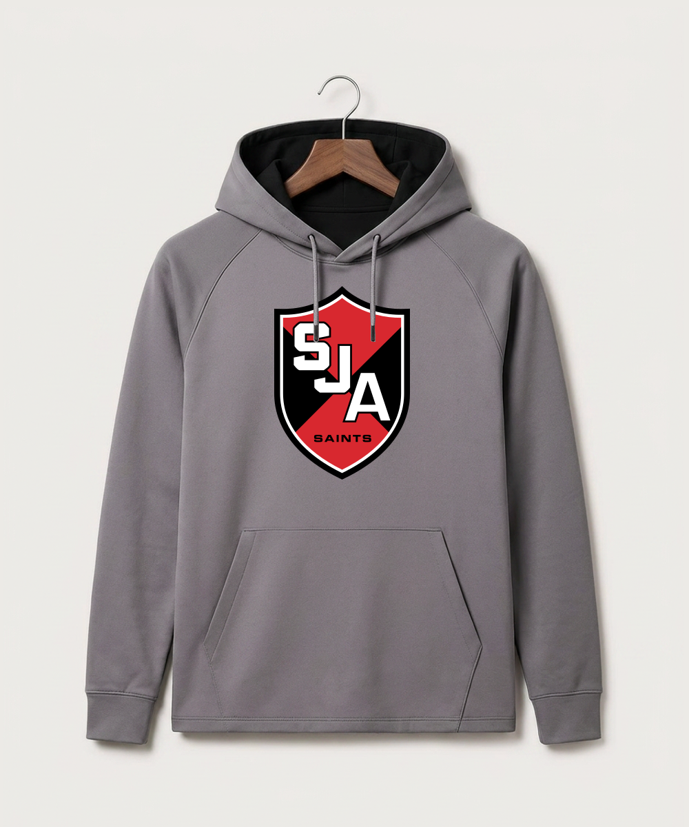 Saint James High School Football (Boys) - Gray Hoodie - Full Front