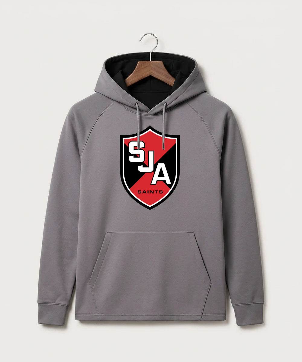 Saint James High School Football (Boys) - Gray Hoodie - Full Front