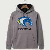 Riverside High School Football general - Gray Hoodie - Full Front
