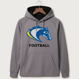 Riverside High School Football general - Gray Hoodie - Full Front