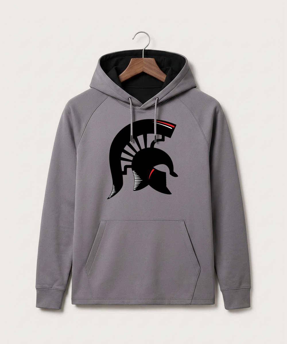 Bold High School Football (Boys) - Gray Hoodie - Full Front
