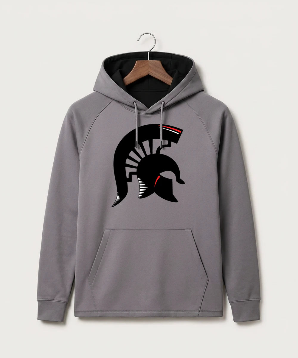 Bold High School Football (Boys) - Gray Hoodie - Full Front