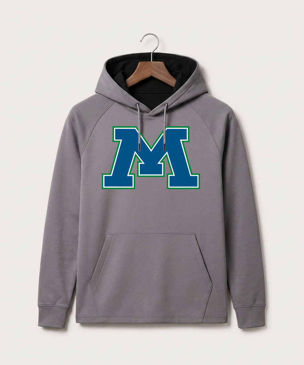 Minnewaska Area High School Football (Boys) - Gray Hoodie - Full Front