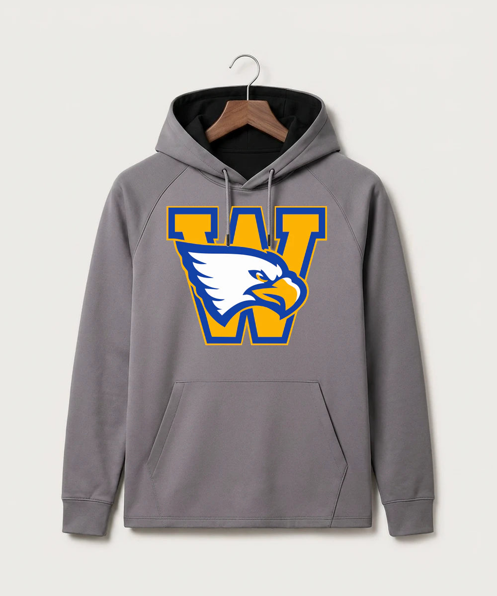 Windom Area High School Volleyball (Girls) - Gray Hoodie - Full Front
