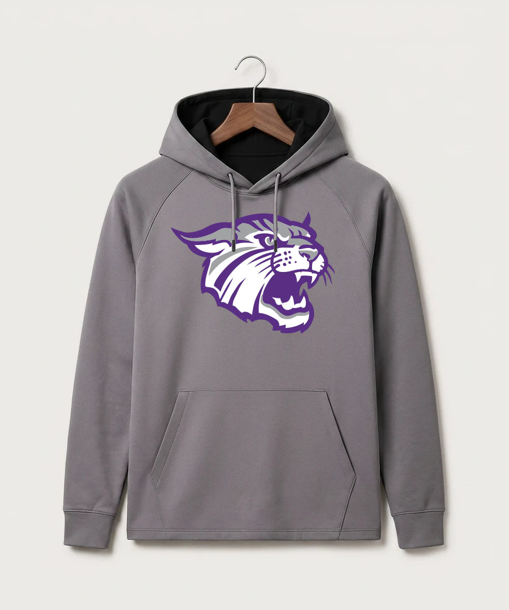 Goodhue High School Volleyball (Girls) - Gray Hoodie - Full Front
