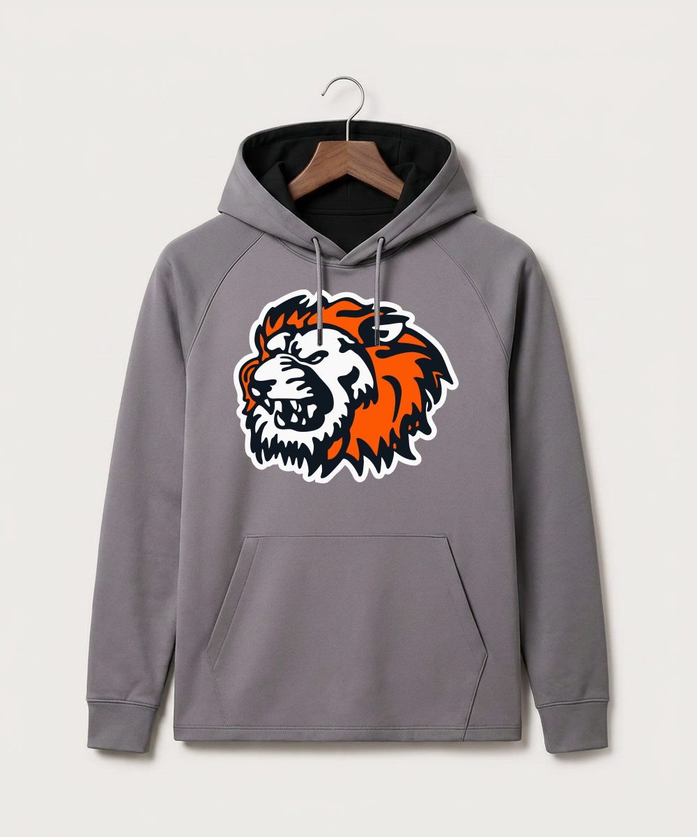 Ogilvie High School Football (Boys) - Gray Hoodie - Full Front