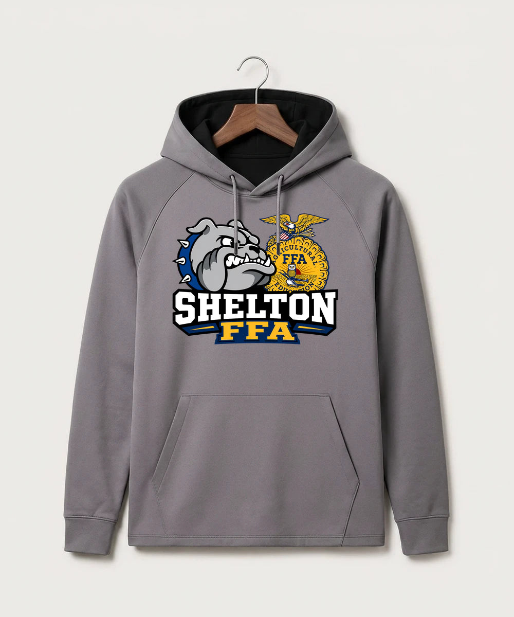 Shelton High School FFA general - Gray Hoodie - Full Front