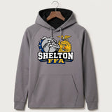 Shelton High School FFA general - Gray Hoodie - Full Front