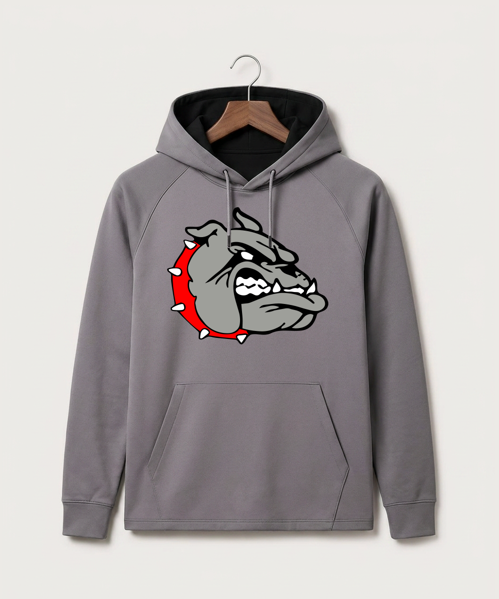 Otter Tail Central Football (Boys) - Gray Hoodie - Full Front
