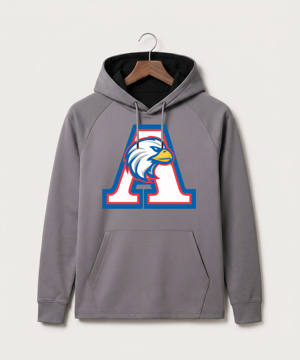 Apollo High School Football (Boys) - Gray Hoodie - Full Front