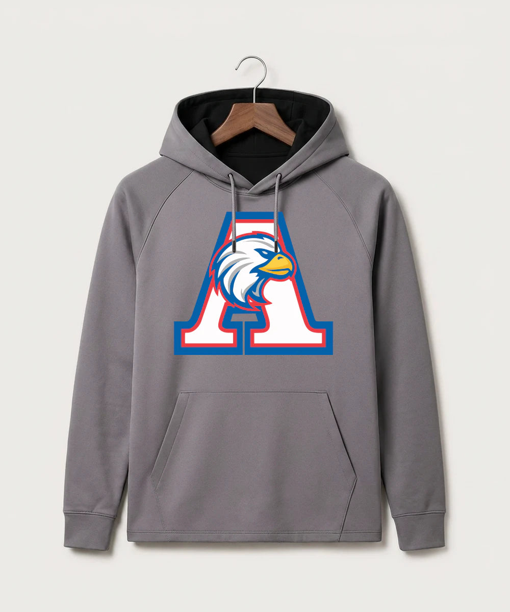Apollo High School Football (Boys) - Gray Hoodie - Full Front