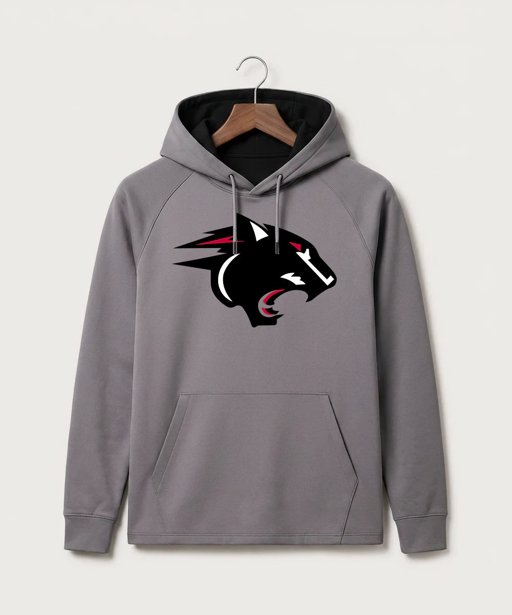 Nrheg Panthers High School Football (Boys) - Gray Hoodie - Full Front