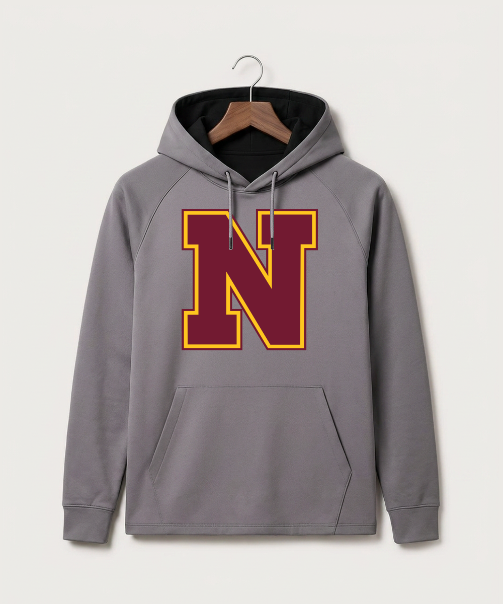 Northfield High School Volleyball (Girls) - Gray Hoodie - Full Front
