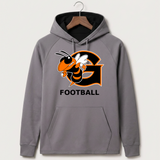 Giltner High School Football - Gray Hoodie - Full Front