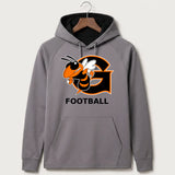 Giltner High School Football - Gray Hoodie - Full Front