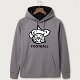 Polo HS Football general - Gray Hoodie - Full Front