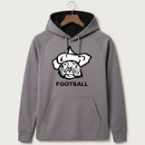 Polo HS Football general - Gray Hoodie - Full Front