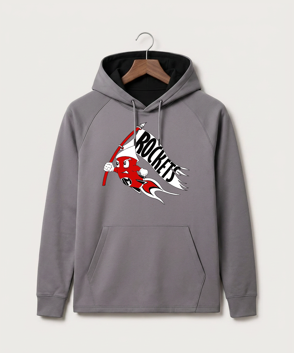 John Marshall High School Cross Country (Coed) - Gray Hoodie - Full Front
