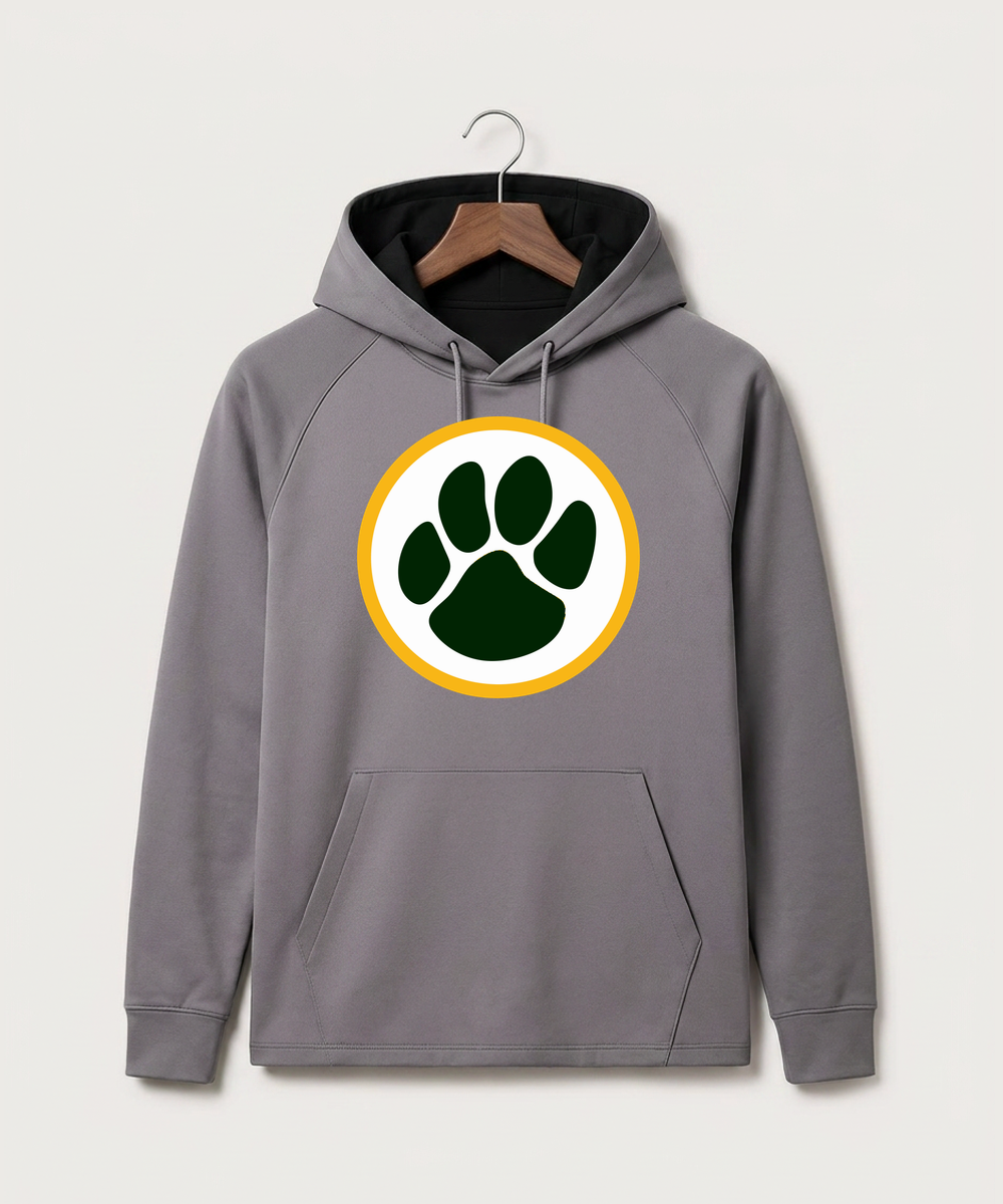 Ashwaubenon High School — Spirit Store - Gray Hoodie - Full Front