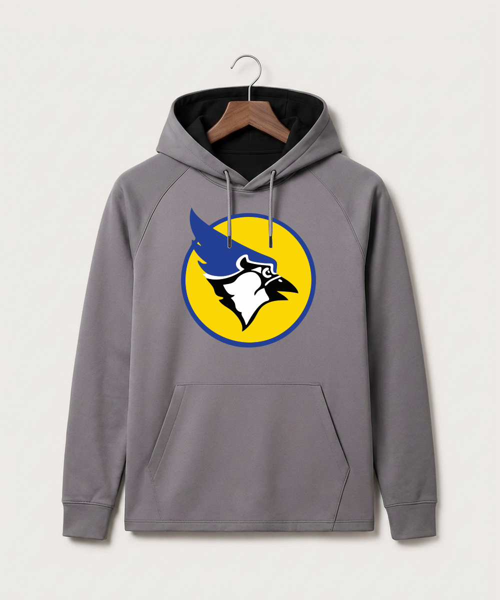 Waseca High School Football (Boys) - Gray Hoodie - Full Front