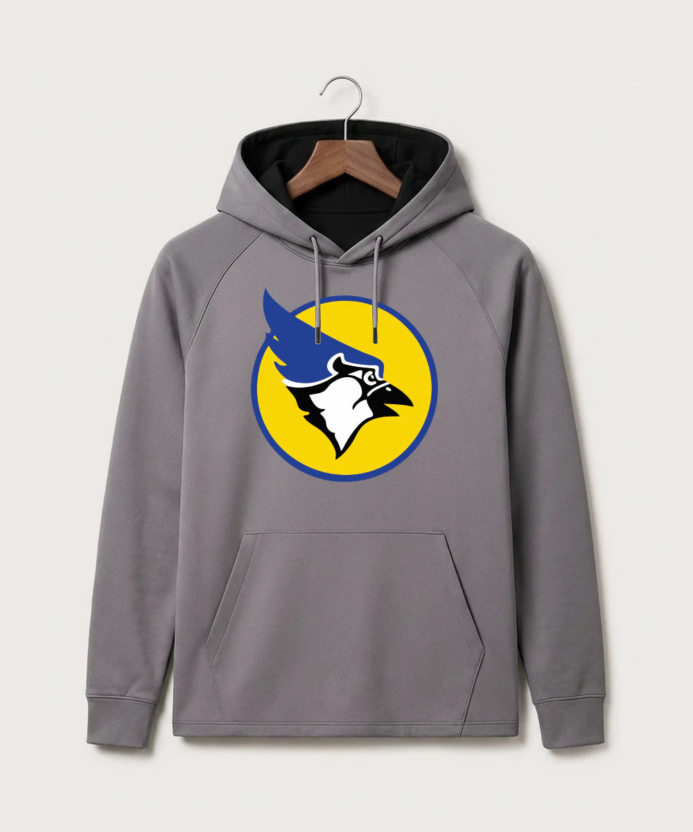 Waseca High School Football (Boys) - Gray Hoodie - Full Front