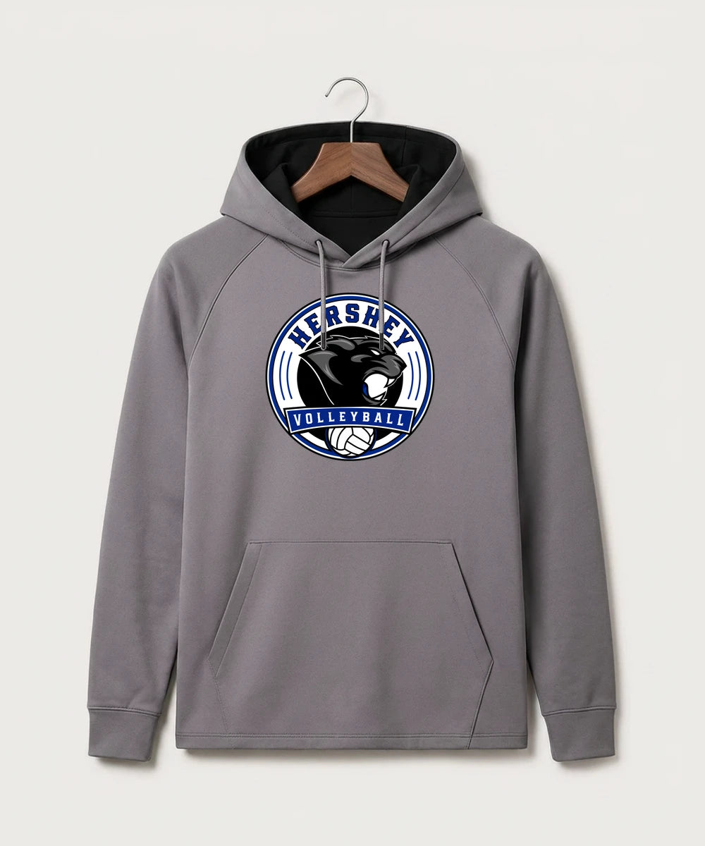 Hershey High School Volleyball Team Store - Gray Hoodie - Full Front