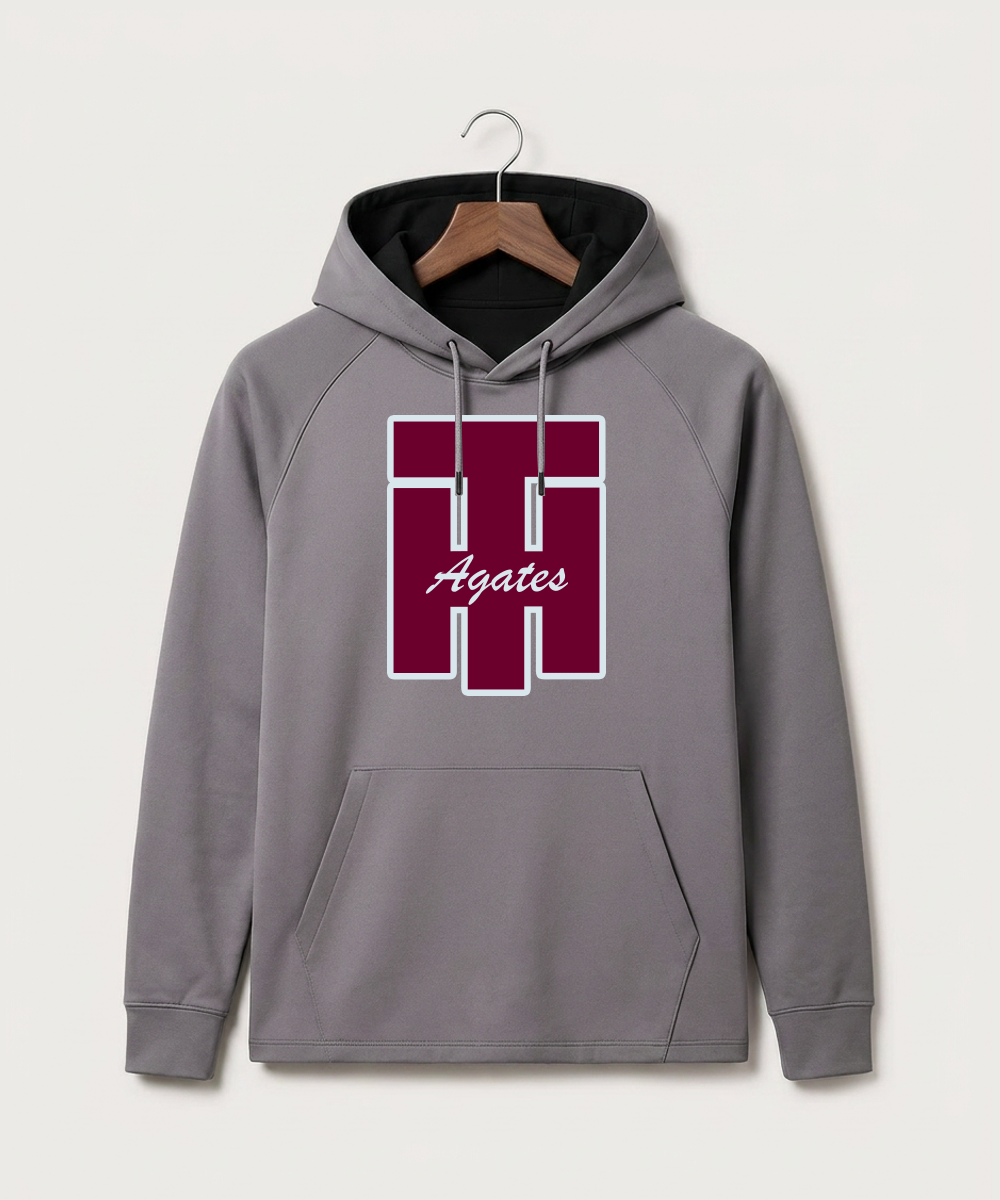 Two Harbors High School Football (Boys) - Gray Hoodie - Full Front
