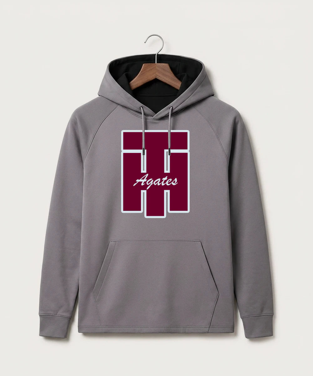 Two Harbors High School Football (Boys) - Gray Hoodie - Full Front