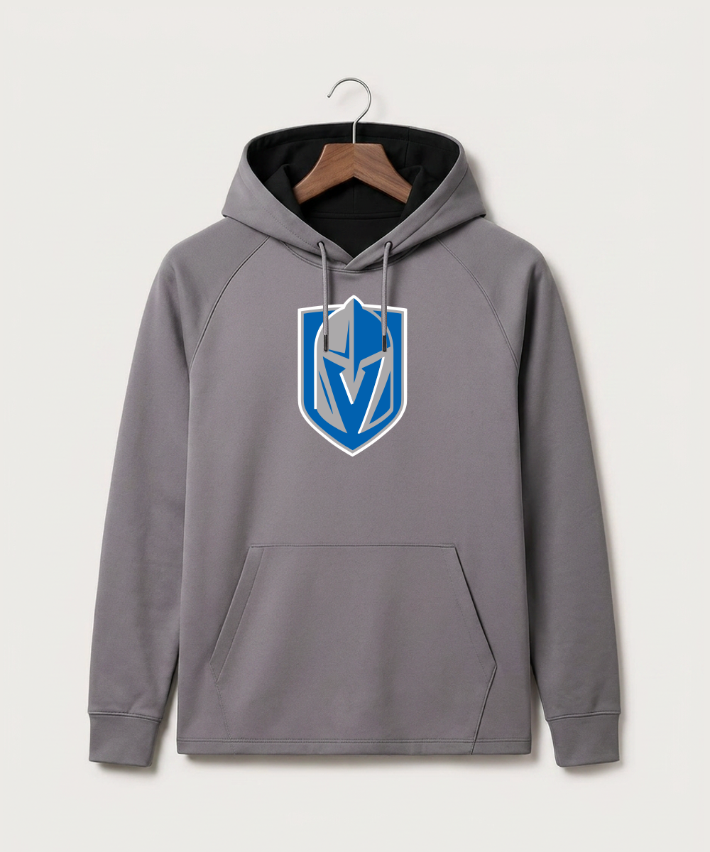 Lake Crystal-Welcome-Memorial High School Football (Boys) - Gray Hoodie - Full Front