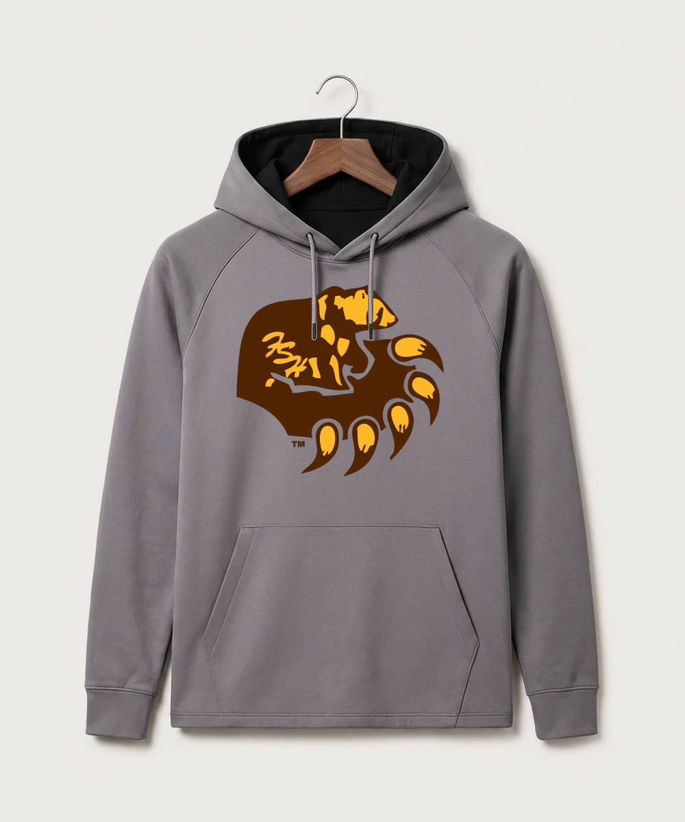Fargo South High School Volleyball (Girls) - Gray Hoodie - Full Front