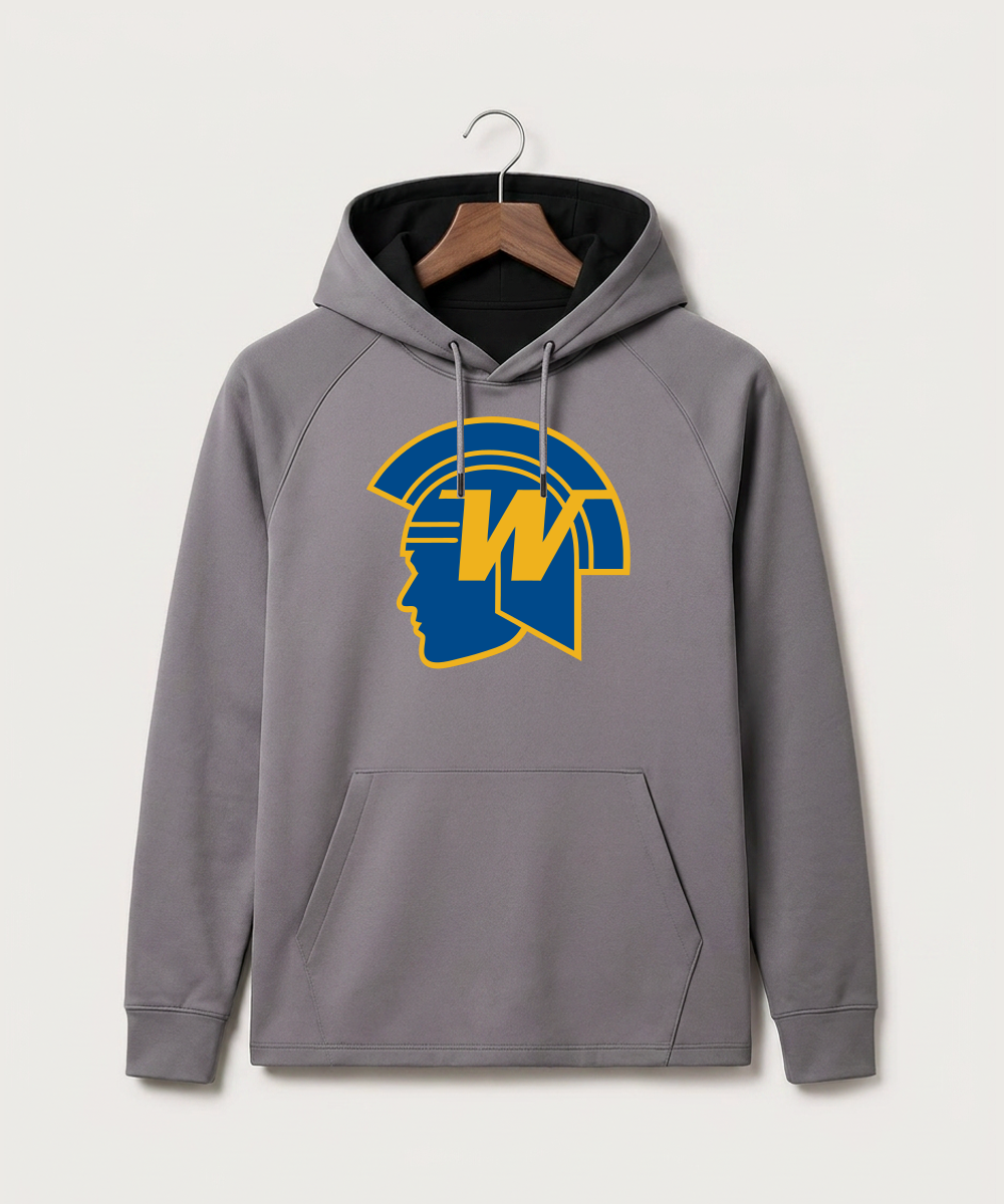 Wayzata High School Football (Boys) - Gray Hoodie - Full Front